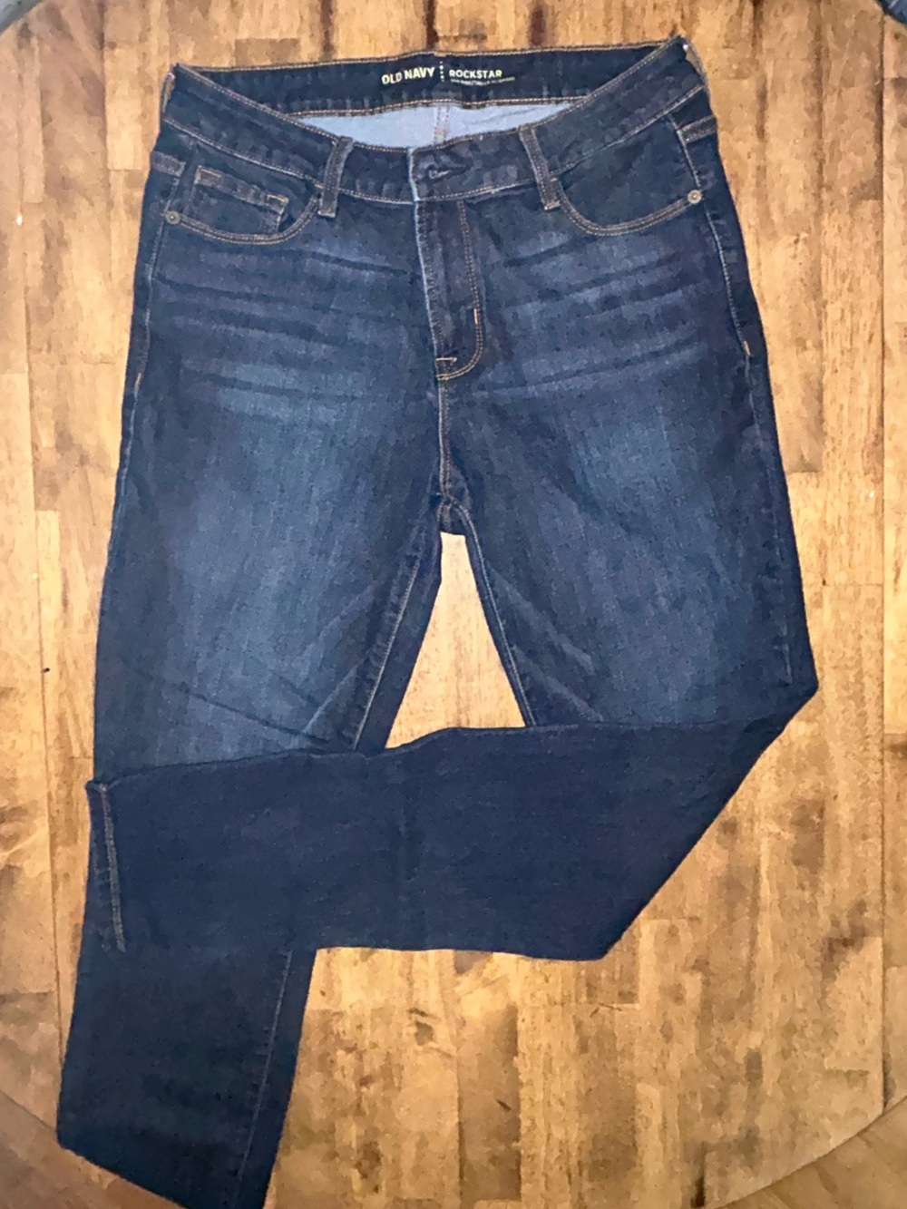 Old Navy Rockstar Dark Blue Jeans
